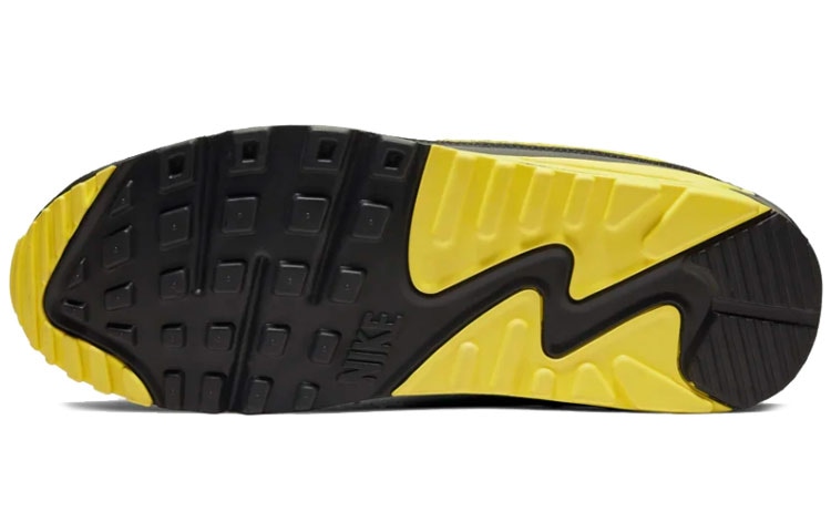 Nike UNDEFEATED x Nike Air Max 90 Black Yellow — фото 4