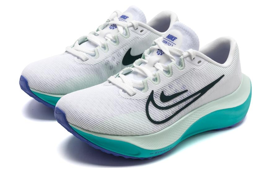 Nike Zoom Fly 5 White Green — фото 2