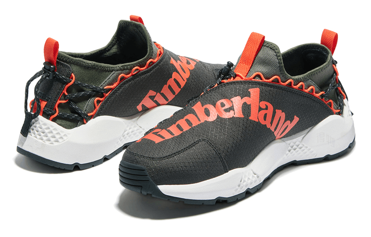 Timberland Low Top Running Shoes Black Green — фото 4