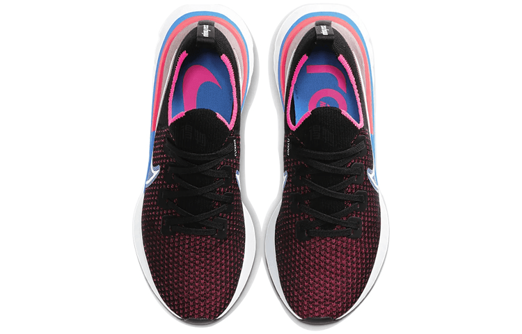 Nike React Infinity Run Flyknit 1 Black Red — фото 3