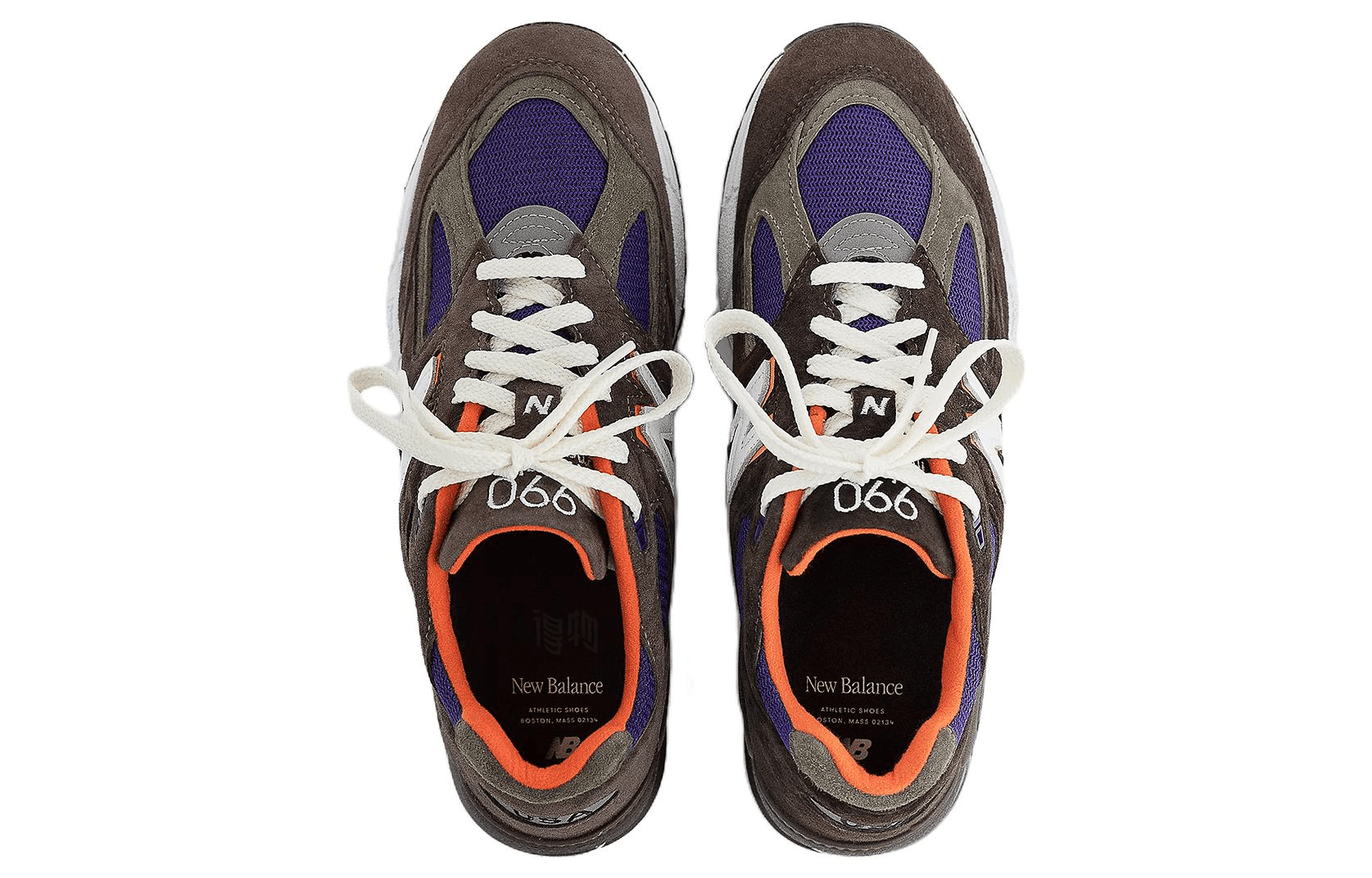 New Balance 990 V2 Brown Purple — фото 3
