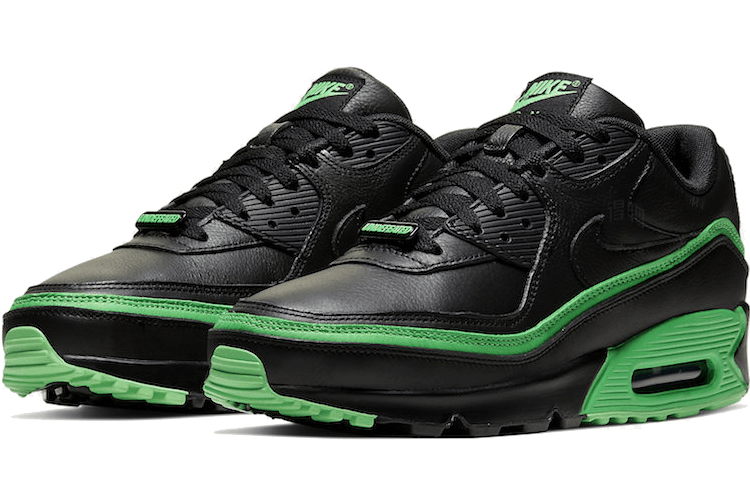 Nike UNDEFEATED x Nike Air Max 90 Black Green — фото 2