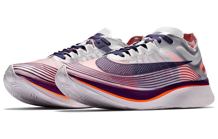 Nike Zoom Fly 1 Purple Orange — фото 2