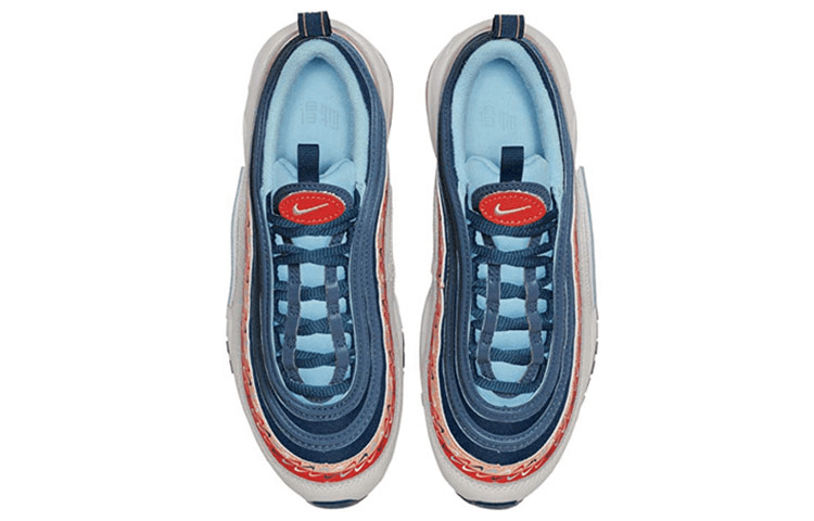 Nike Air Max 97 GS Blue Red — фото 2