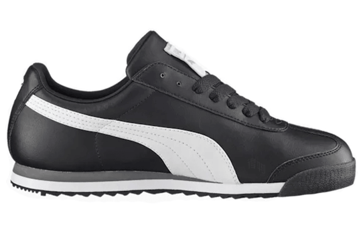 Puma Roma Basic Black White — фото 1