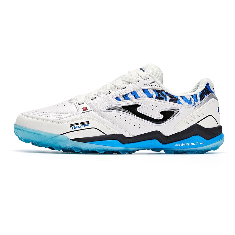 Joma Futsal Durable Support Shoes White Blue