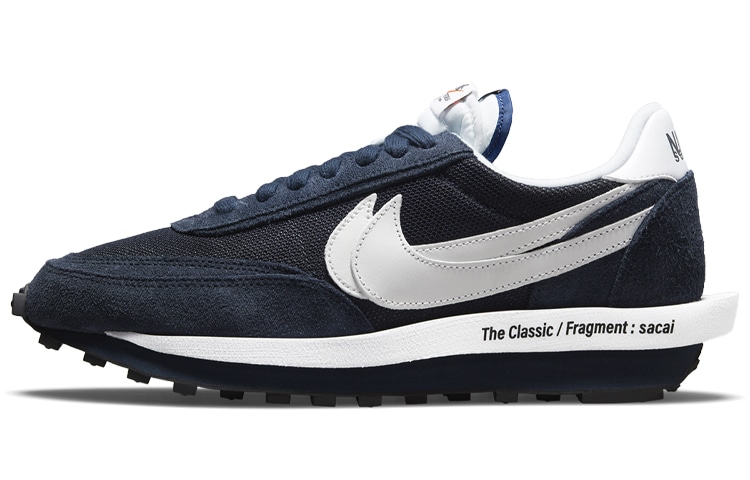 Nike Fragment Design x Sacai x Nike LDWaffle "Blackened Blue"