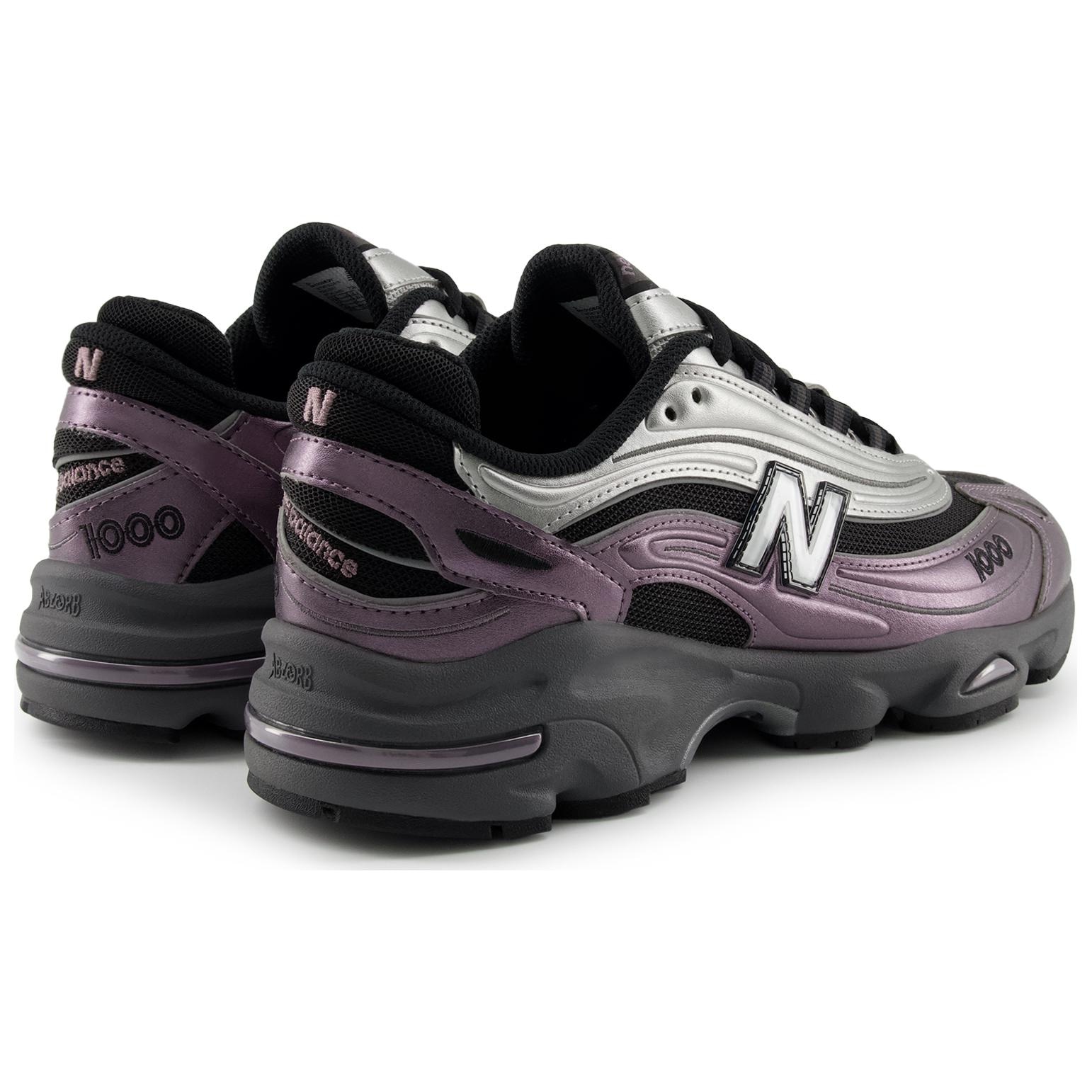New Balance 1000 Black Purple — фото 3