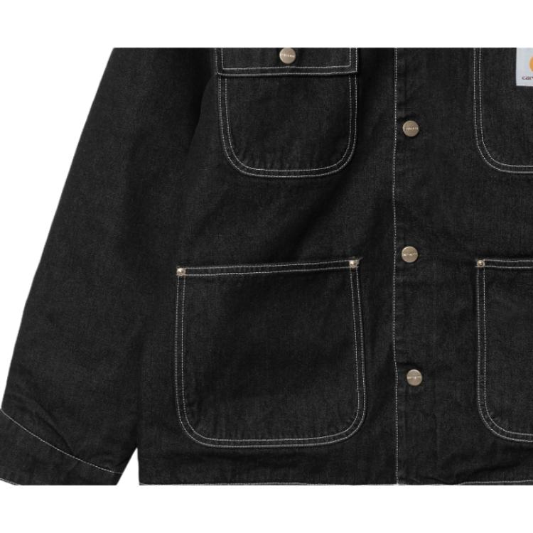 Carhartt WIP Denim Multi-Pocket Jacket Black — фото 3