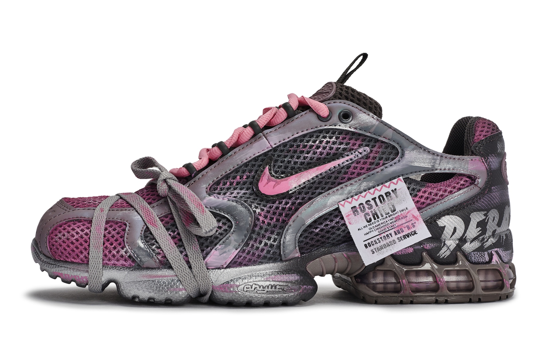 Nike Air Zoom Spiridon Cage 2 Pink Silver