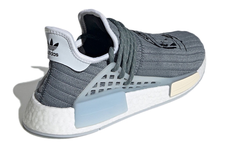 adidas originals Billionaire Boys Club x adidas Pharrell Hu NMD Grey — фото 3