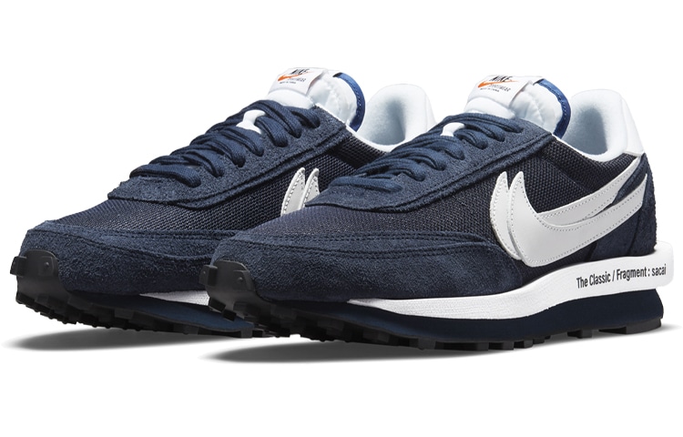 Nike Fragment Design x Sacai x Nike LDWaffle "Blackened Blue" — фото 2