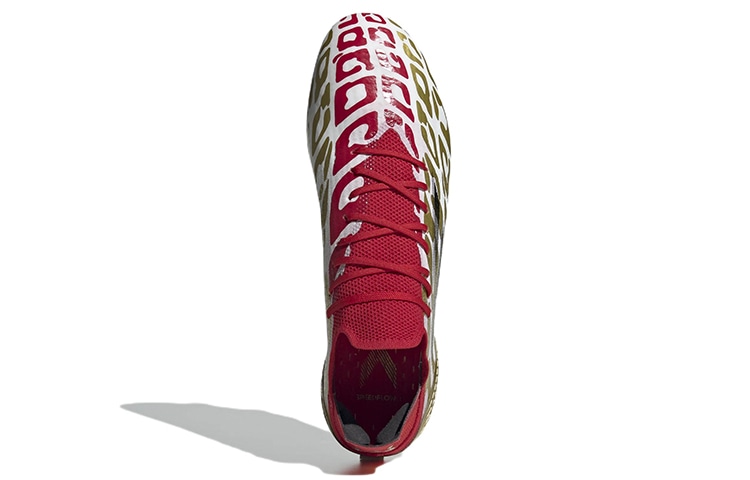 Adidas X Speedflow Mo Salah.1 Red Gold — фото 4