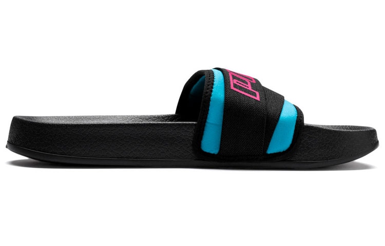 Puma Leadcat Trailblazer Slide Black Pink — фото 1