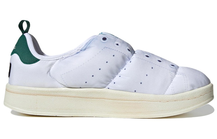 Adidas Puffylette White Green — фото 1