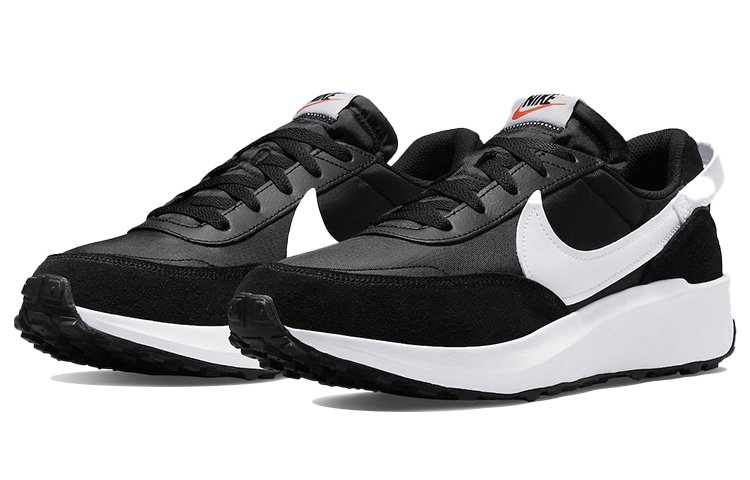 Nike Waffle Debut Black White — фото 2