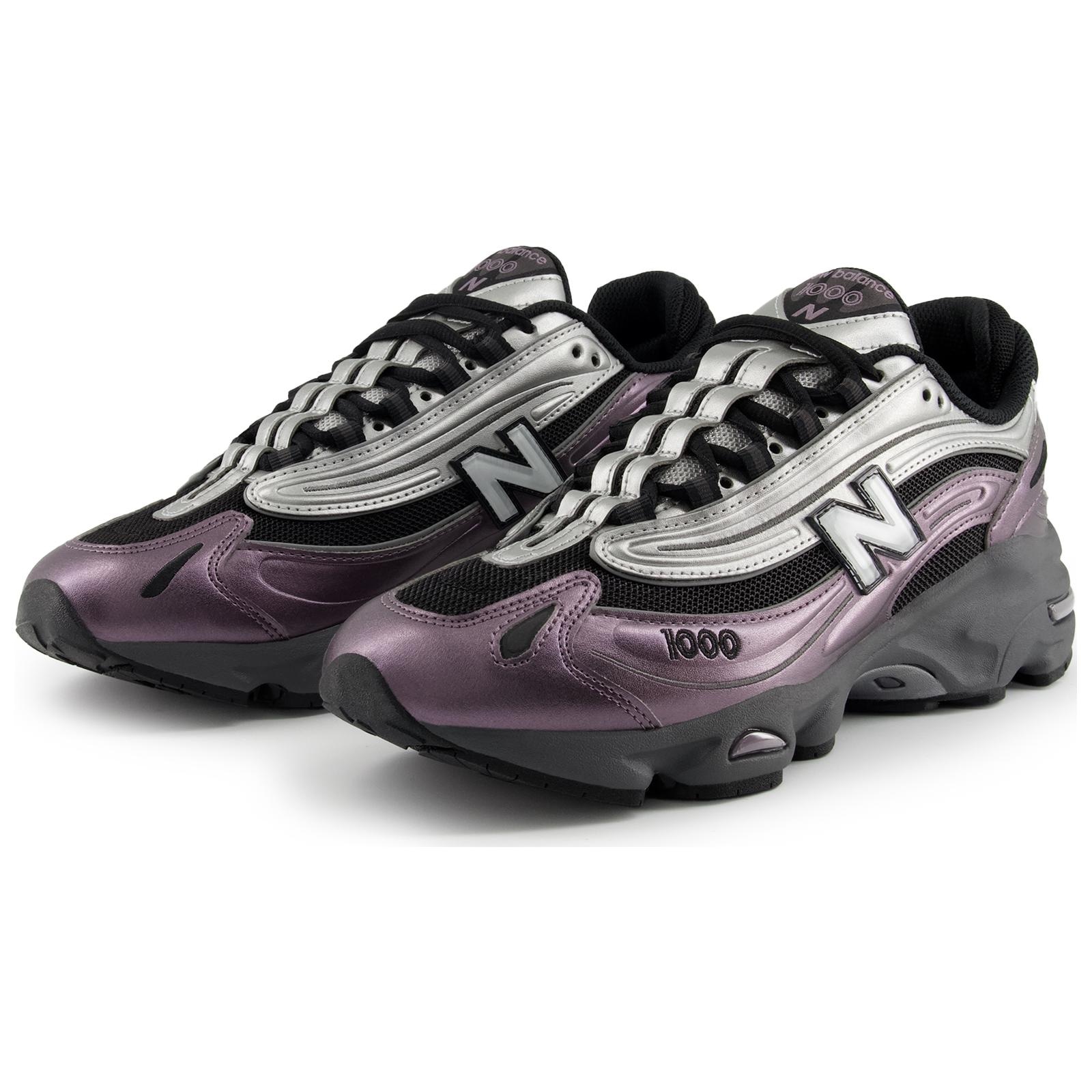 New Balance 1000 Black Purple — фото 2