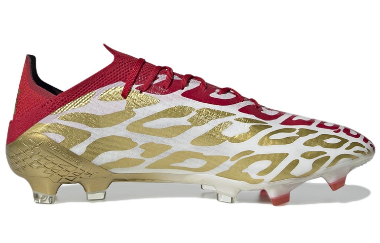 Adidas X Speedflow Mo Salah.1 Red Gold — фото 1