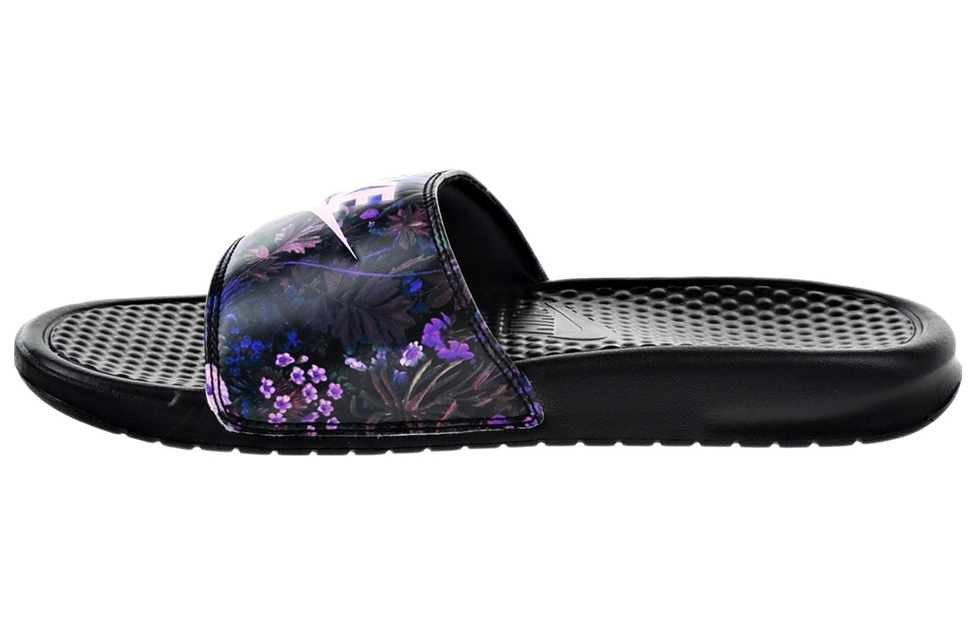 Nike Benassi Black Purple