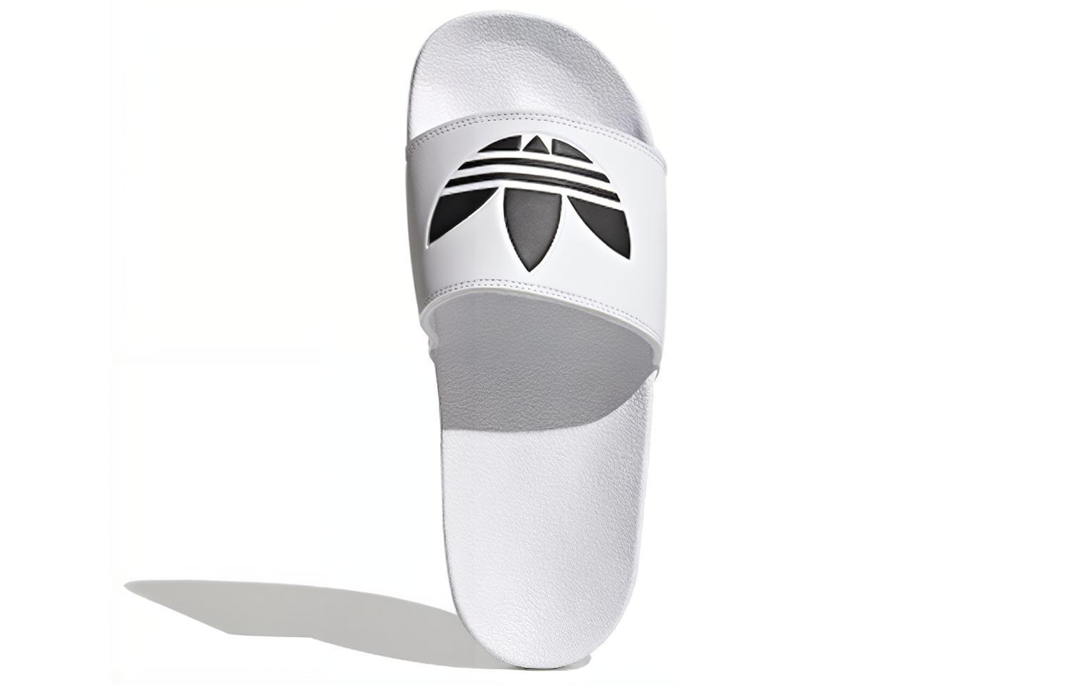 Adidas Adilette Lite White Black — фото 3