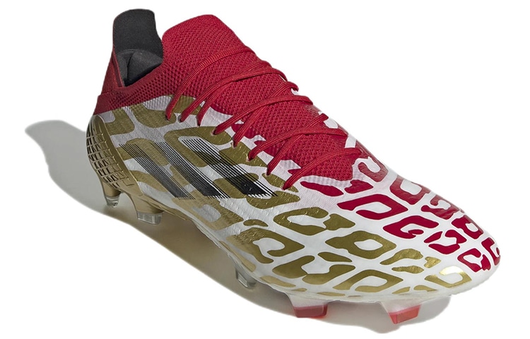 Adidas X Speedflow Mo Salah.1 Red Gold — фото 2
