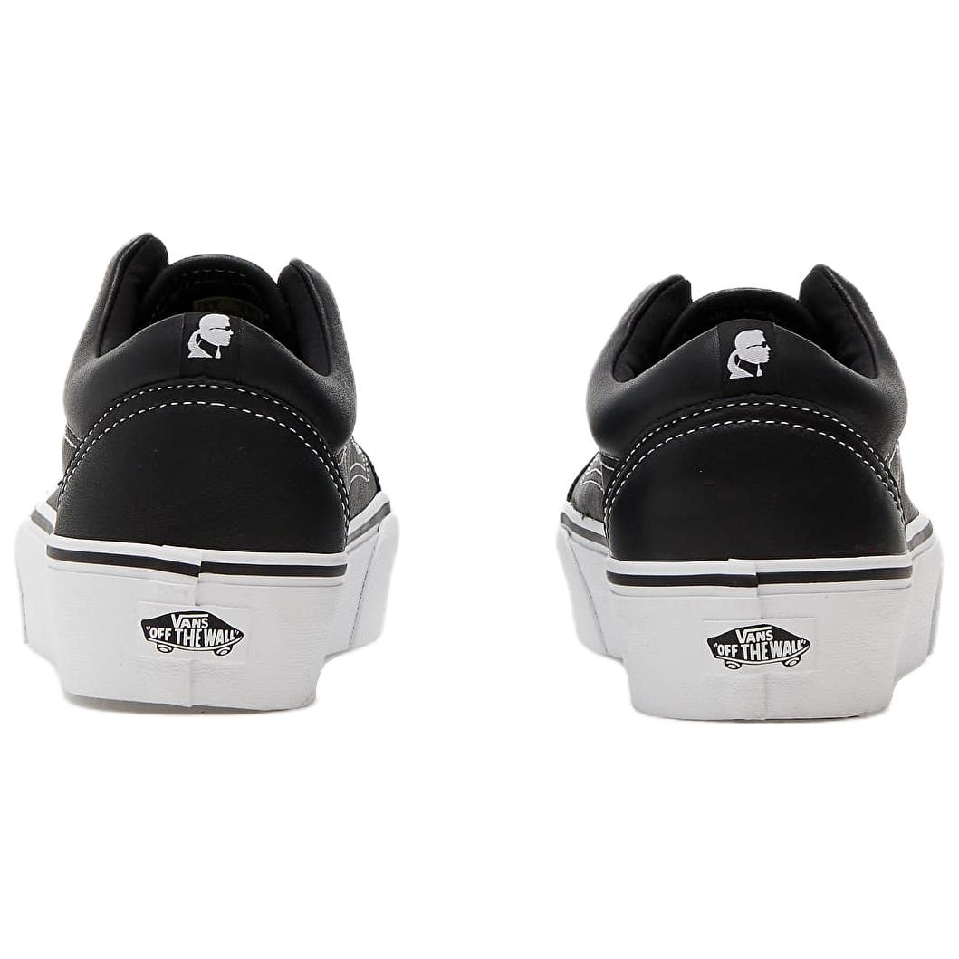 Vans Karl Lagerfeld x Vans Old Skool Black — фото 3