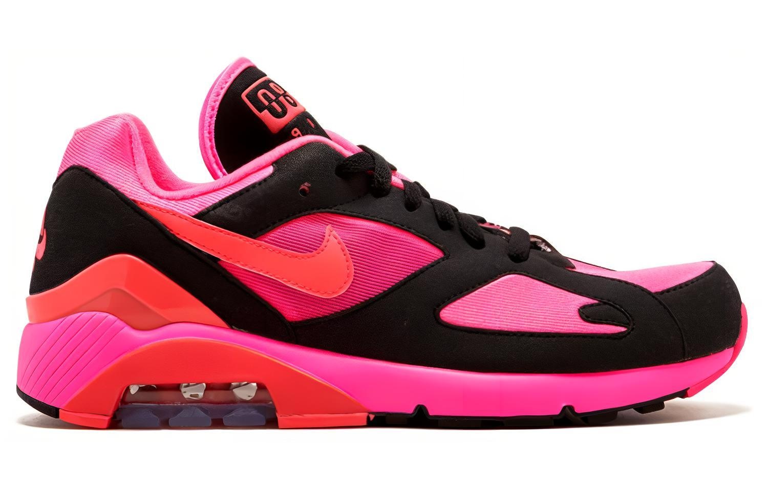 Nike CDG x Nike Air Max 180 Black Pink — фото 1