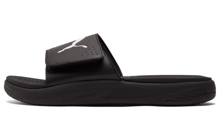Puma Softride Slide Black White