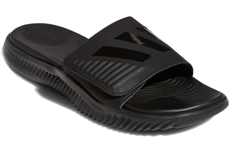 Adidas AlphaBounce Black Slides — фото 2