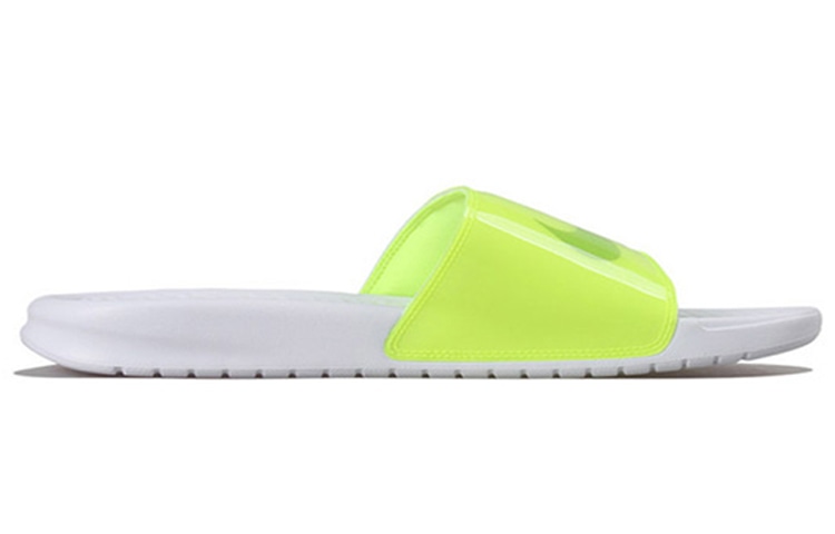 Nike Benassi JDI Print Fluorescent Yellow — фото 1
