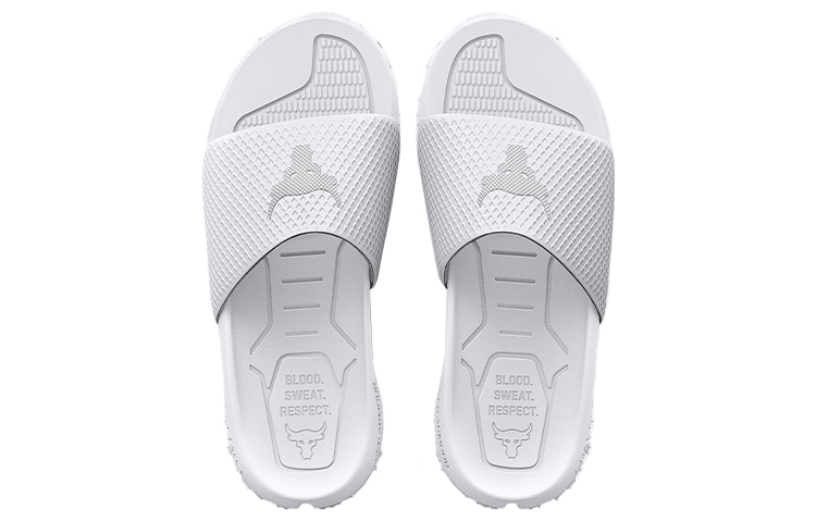 Under Armour Project Rock Slides White — фото 3