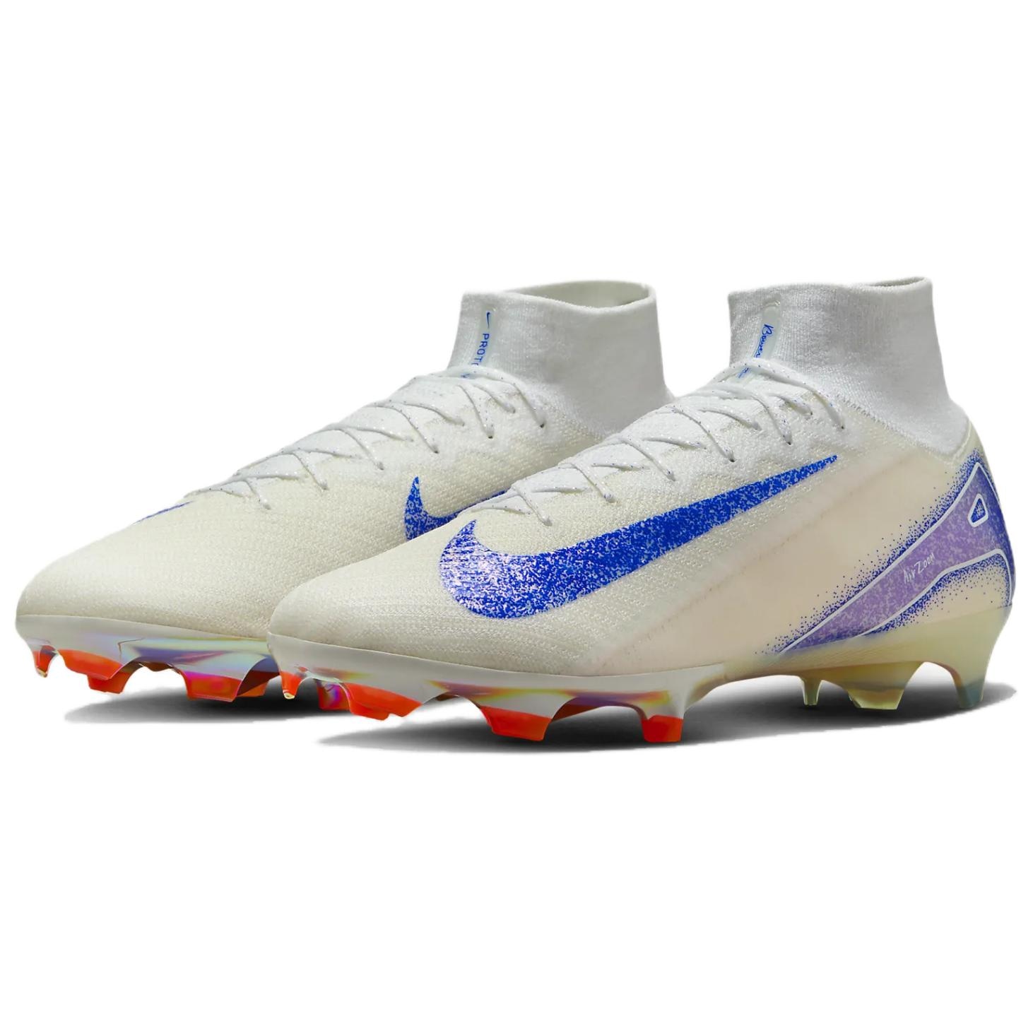 Nike Mercurial Superfly 10 Elite White Blue — фото 3