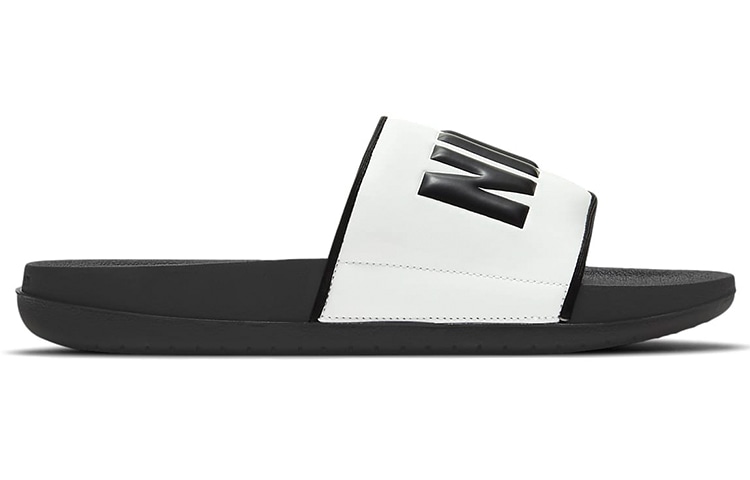 Nike Offcourt Slides Black White — фото 1