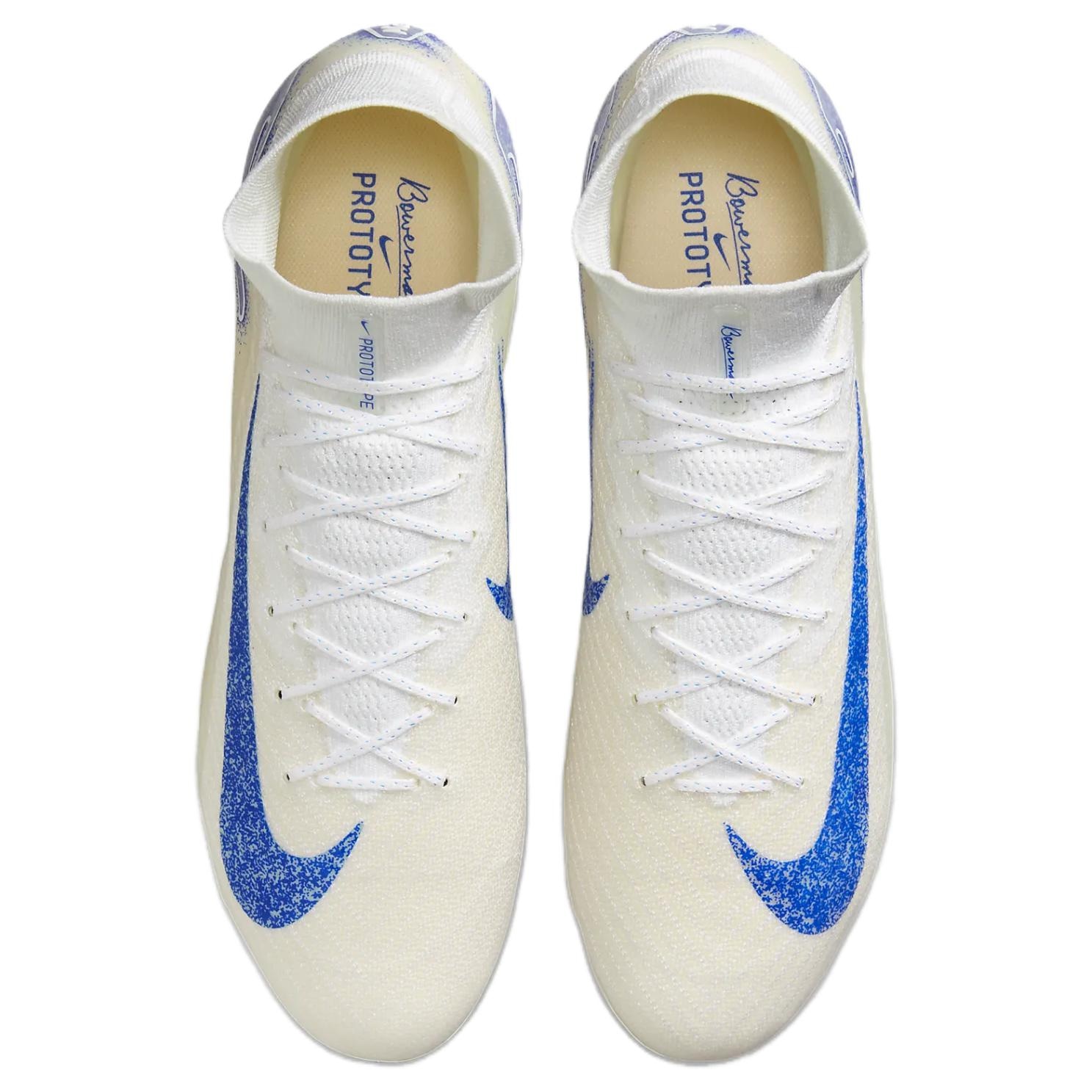 Nike Mercurial Superfly 10 Elite White Blue — фото 2