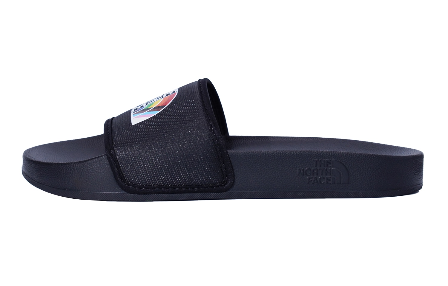 The North Face Rainbow Logo Slide Black