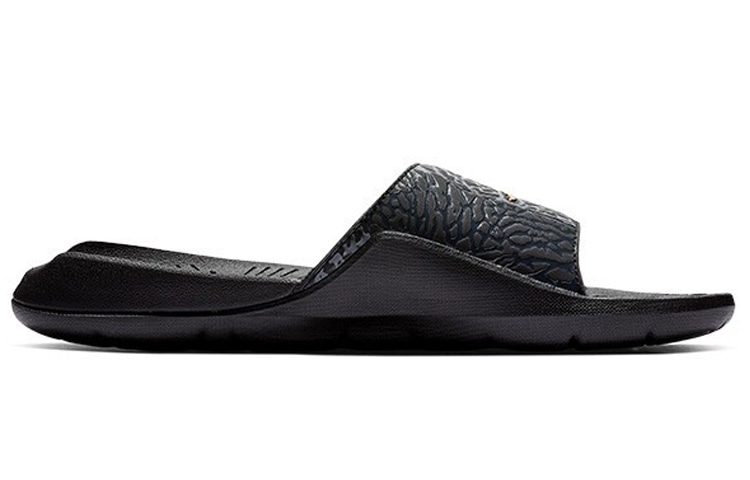 Jordan Slides Black Gold — фото 1