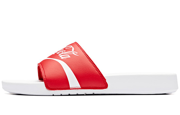 安踏 Coca-Cola x Anta Slides White Red