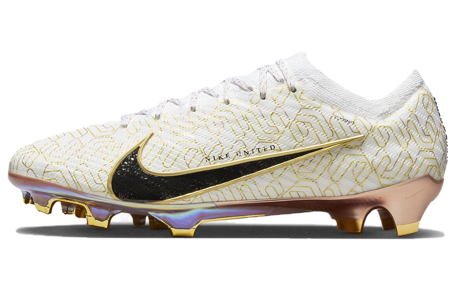 Nike Mercurial Vapor 15 Elite FG White Black Gold