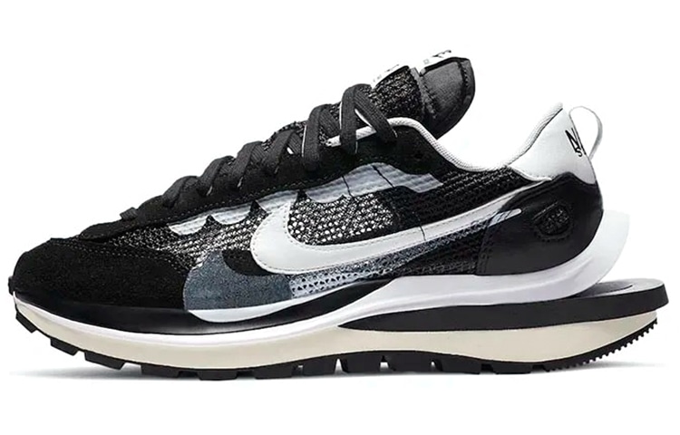 Sacai x Nike VaporWaffle Black White
