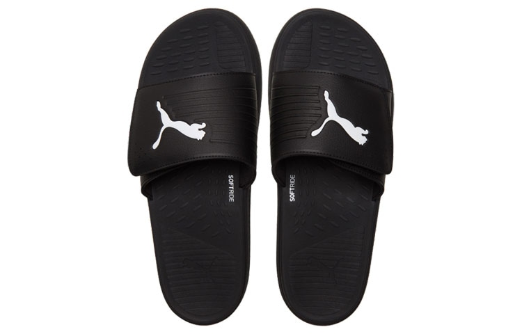 Puma Softride Slide Black White — фото 3