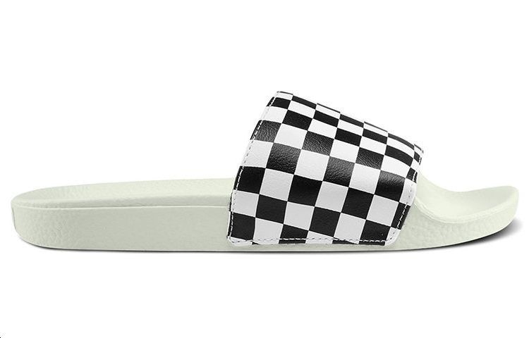 Vans Slide-On White Black Checkerboard — фото 1
