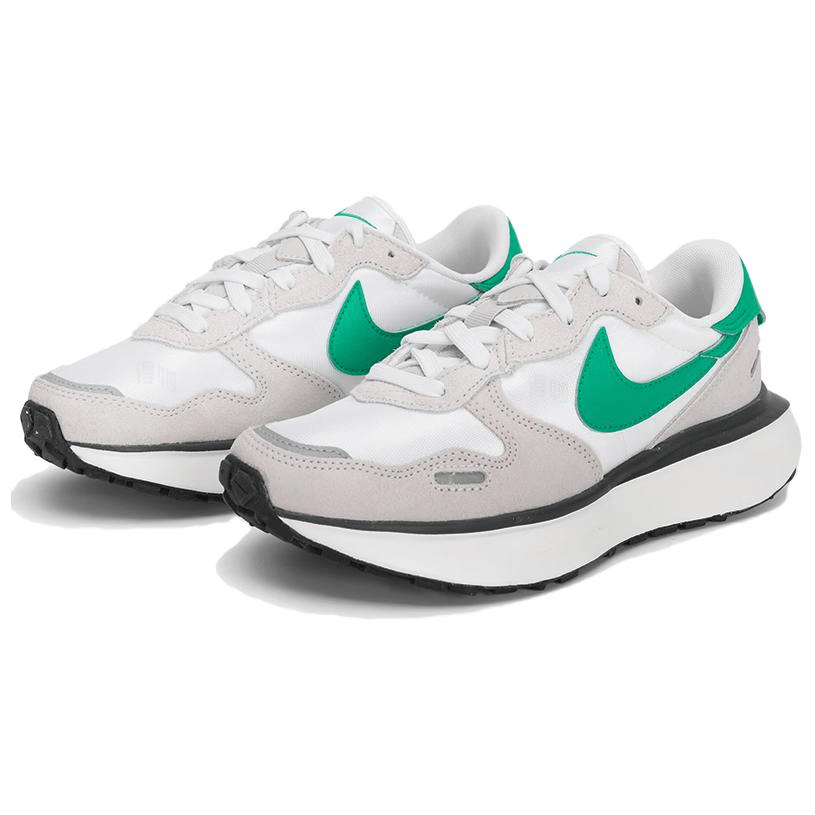 Nike Phoenix Waffle White Grey Green — фото 2