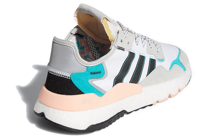 adidas originals adidas Nite Jogger White Blue — фото 3