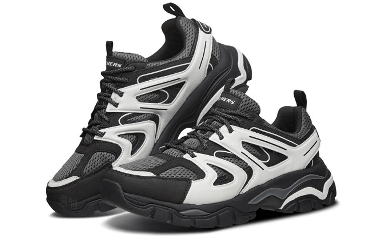 Skechers Stak-Ultra Black White — фото 2