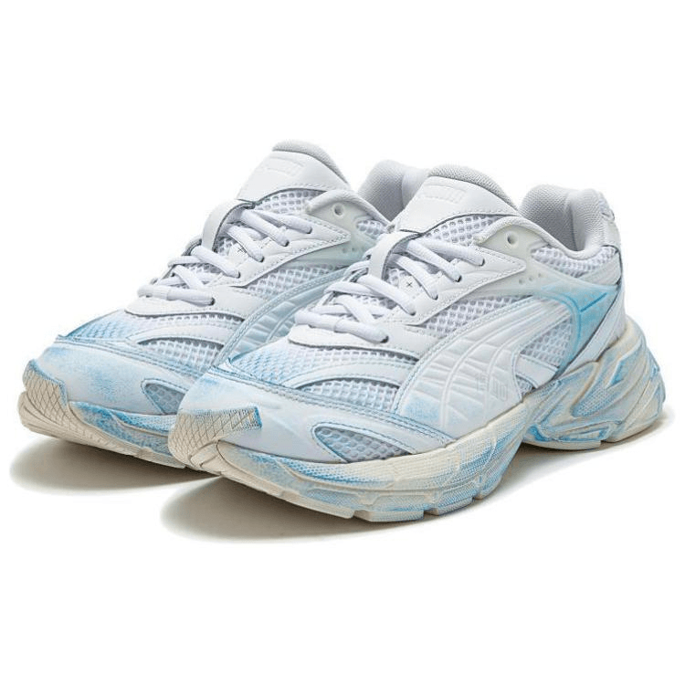 Puma Velophasis OVERDYE White Blue — фото 2