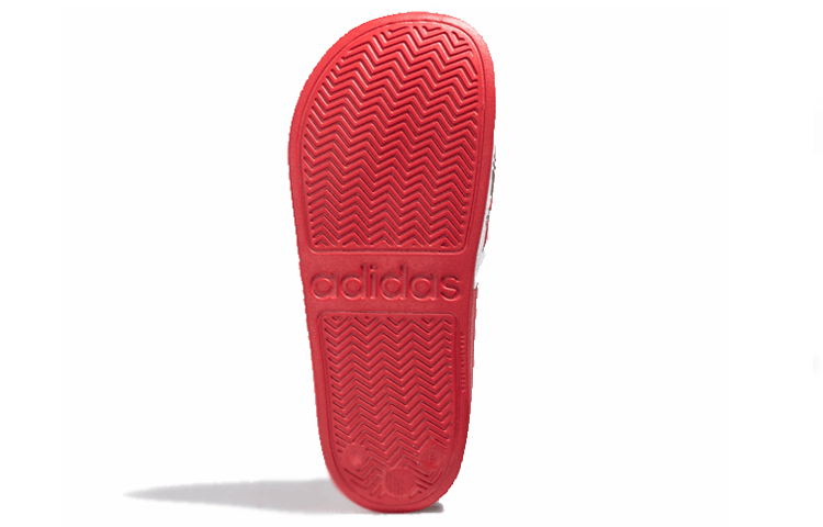 Adidas neo Adilette Shower Red — фото 3