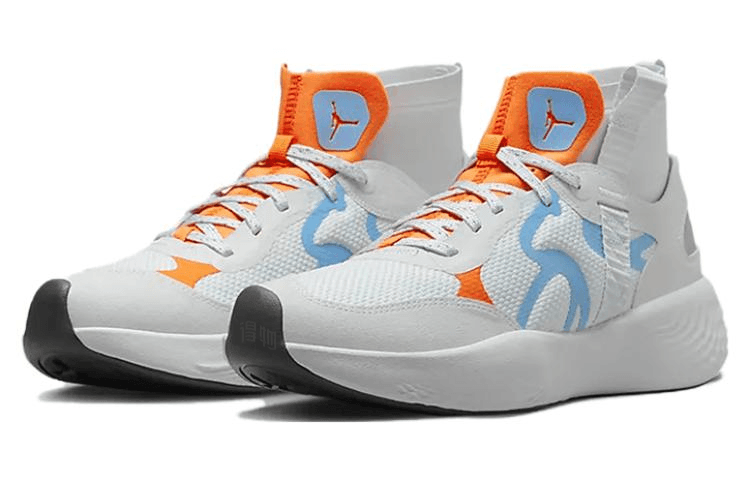 Jordan Delta 3 Mid White Blue Orange — фото 2