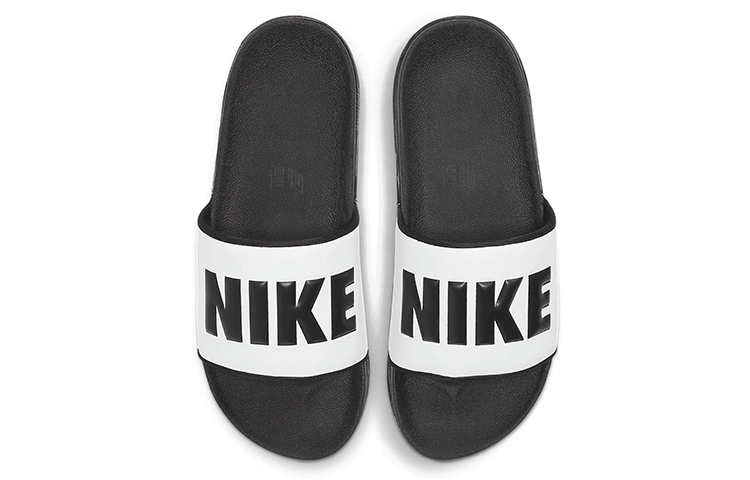 Nike Offcourt Slides Black White — фото 2