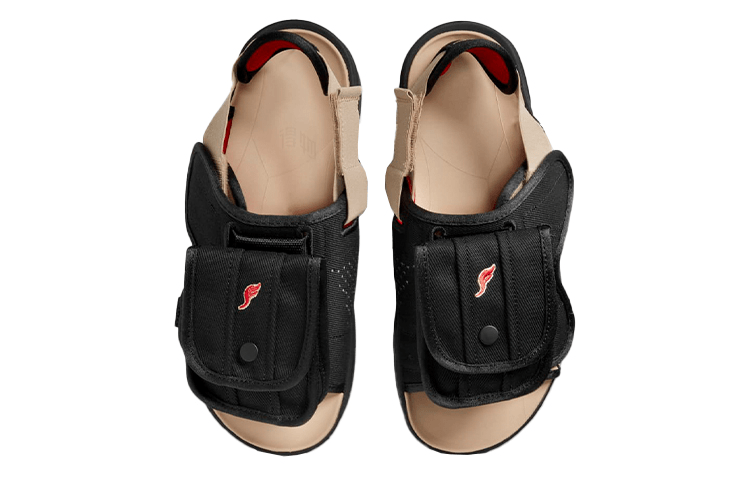 Jordan SoleFly x Jordan LS Slide SP Black — фото 3