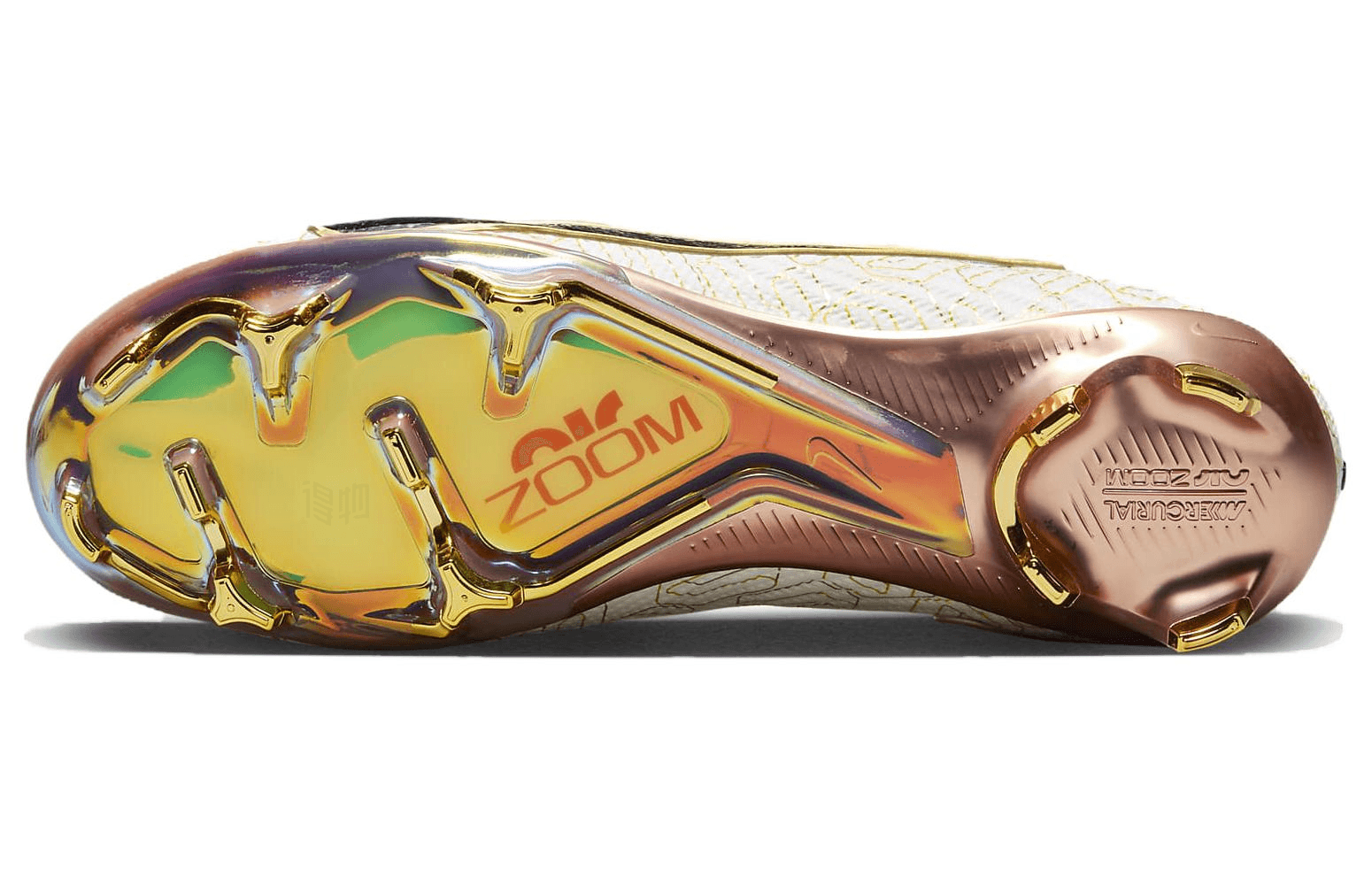 Nike Mercurial Vapor 15 Elite FG White Black Gold — фото 5